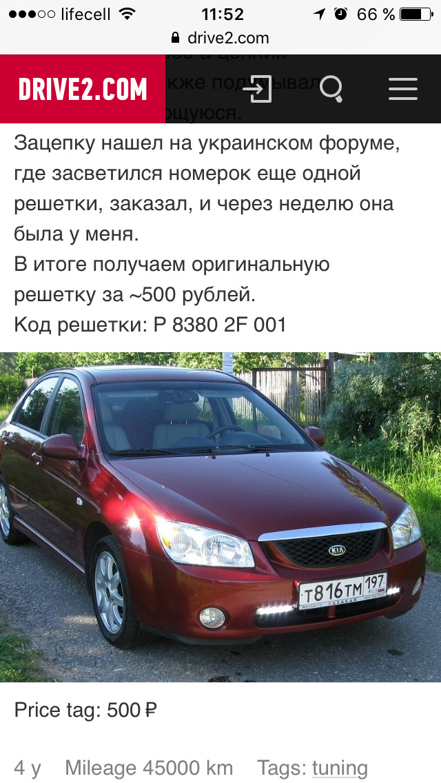 Решітка Радіатора де купити? 1