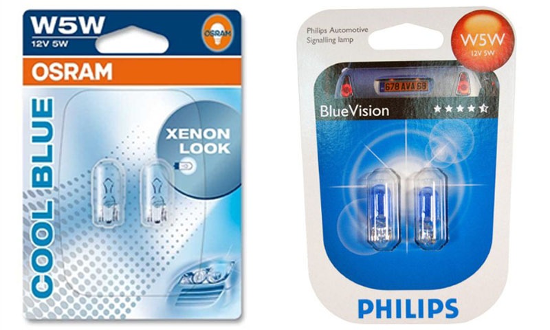Габарити Osram vs Philips 1