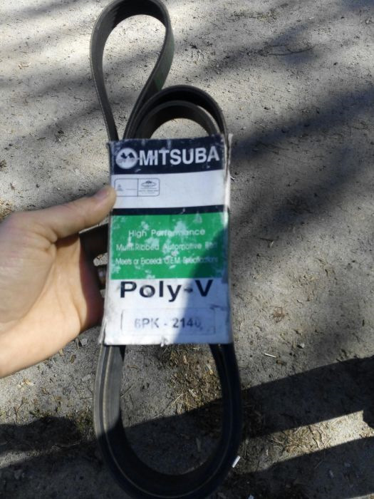 Продам Ремінь полікліновий черато 2008 та колодки задні .авто продано залишилися запчастини нові 1
