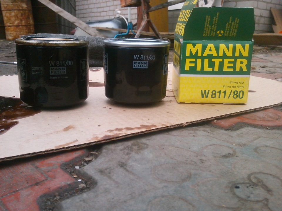 ЗАМІНА ОЛІЇ+MANN FILTER W811/80 2