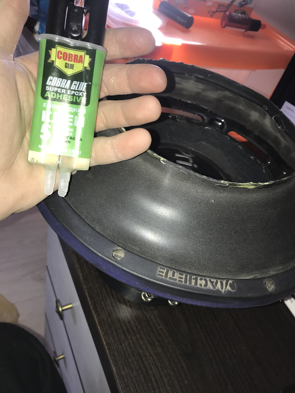 Переклейка сабвуфера 4