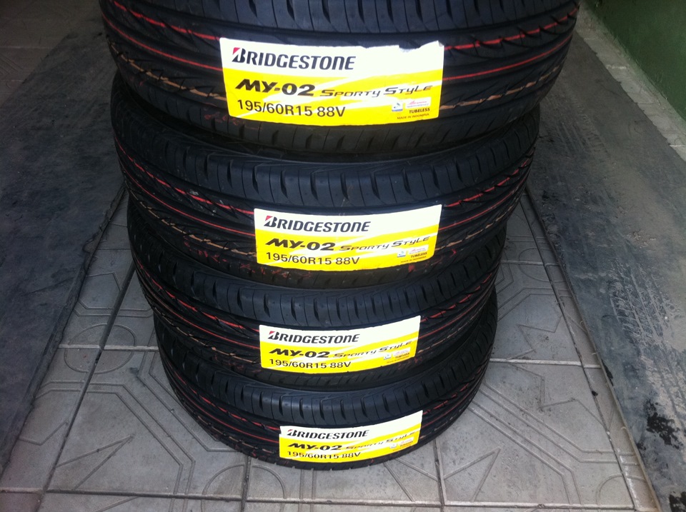 8. Придбання шин Bridgestone MY02 Sporty Style 3