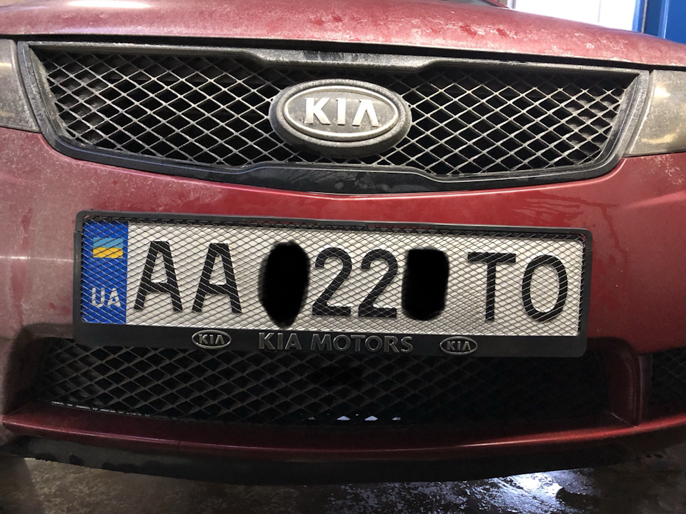 Номірної рамки Kia Motors 4