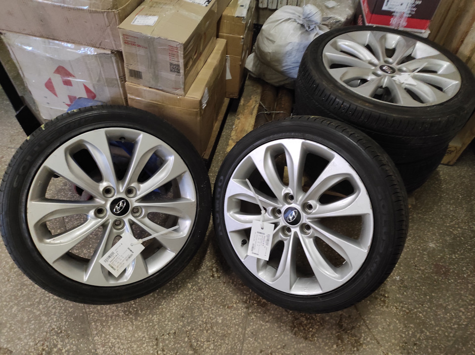 Летние колеса 225/45R18 Kia K5 1