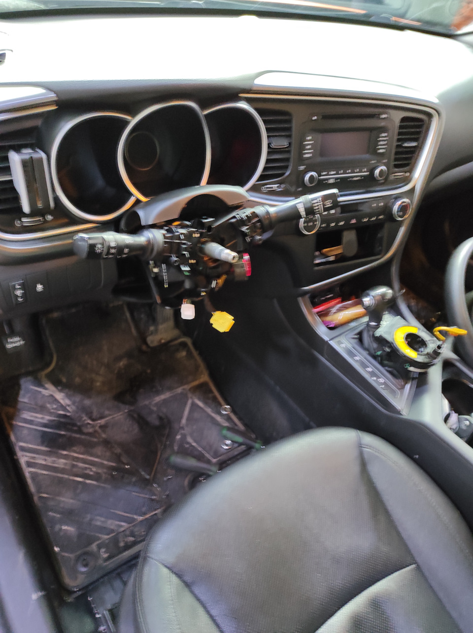 Установка круиз контроля ч.2 Kia K5 3