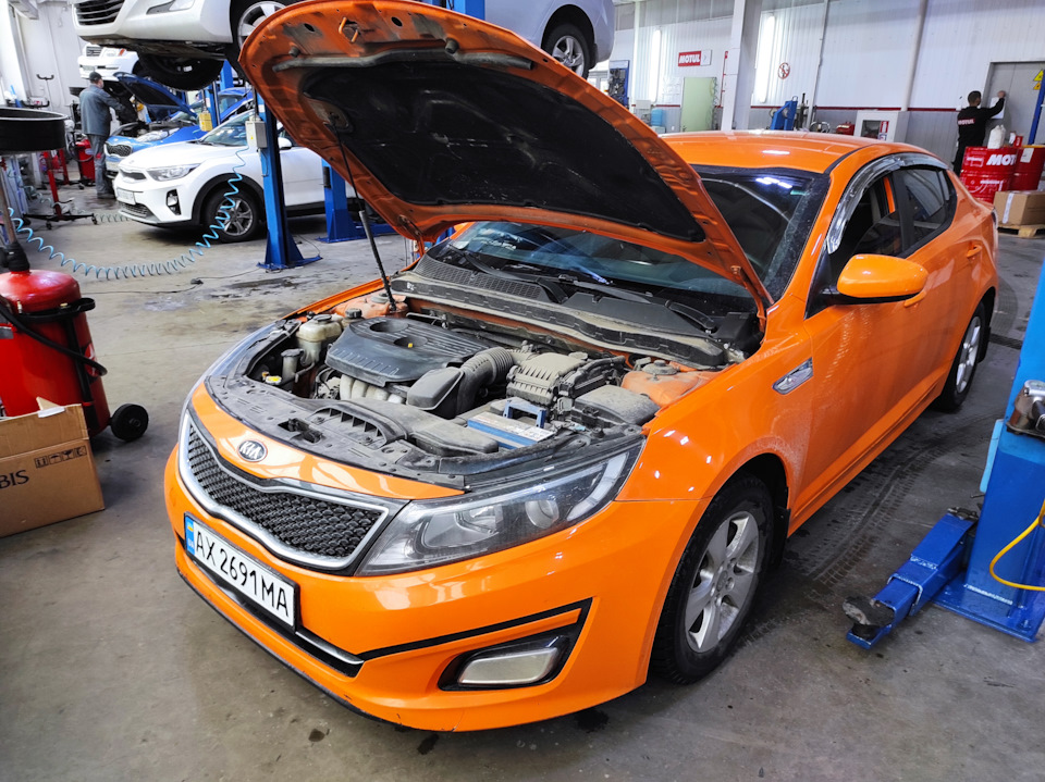 Заміна мастила в ДВС та АКПП Kia K5 2