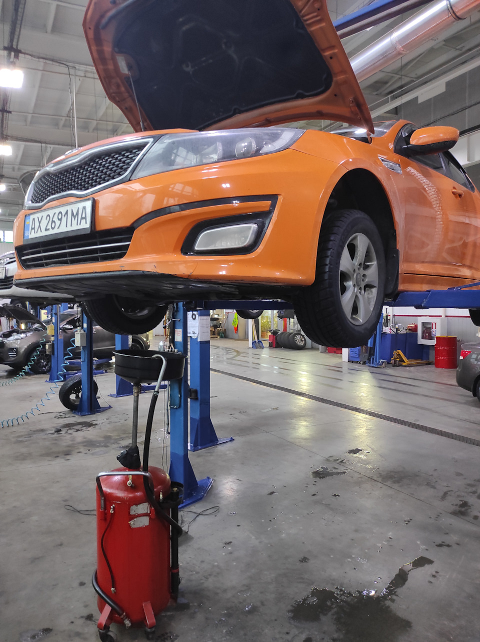 Заміна мастила в ДВС та АКПП Kia K5 3