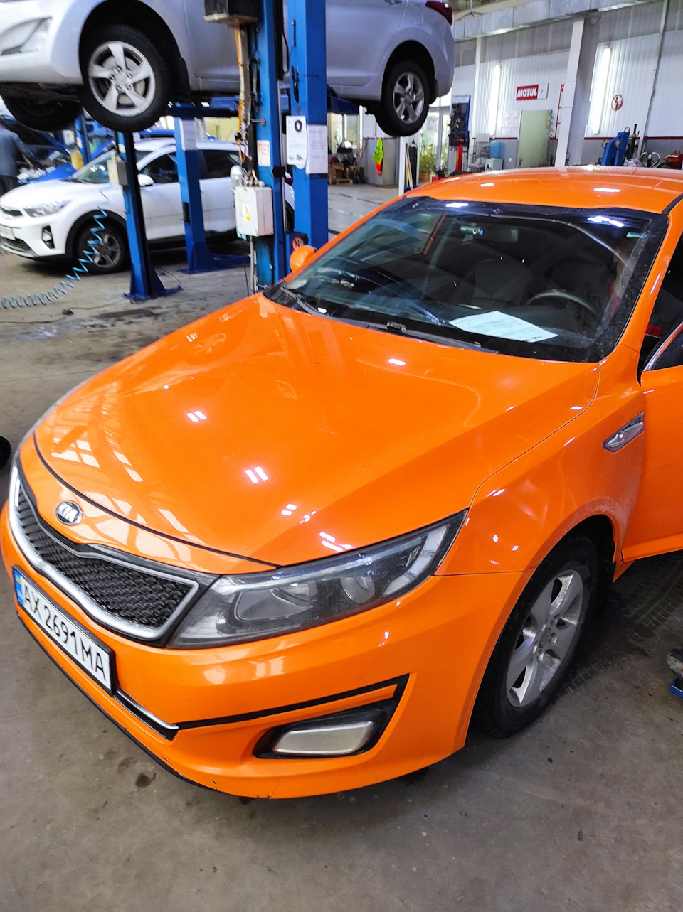 Заміна мастила в ДВС та АКПП Kia K5 1