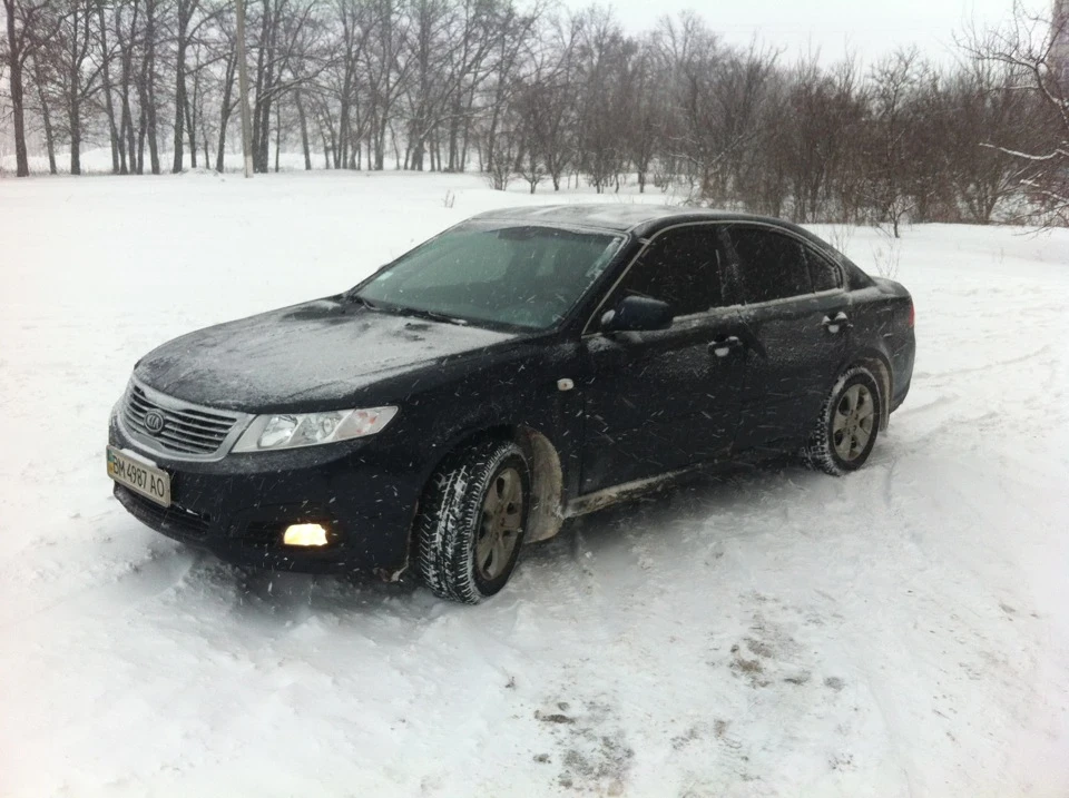перша зима для машини після покупки)))