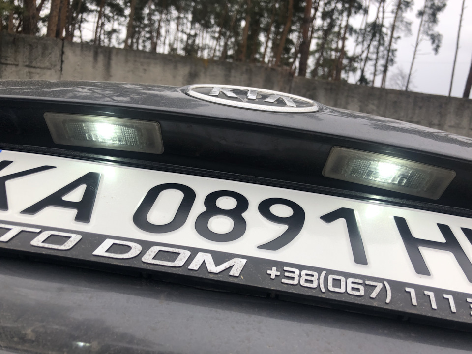 Led в салон та габарит 4