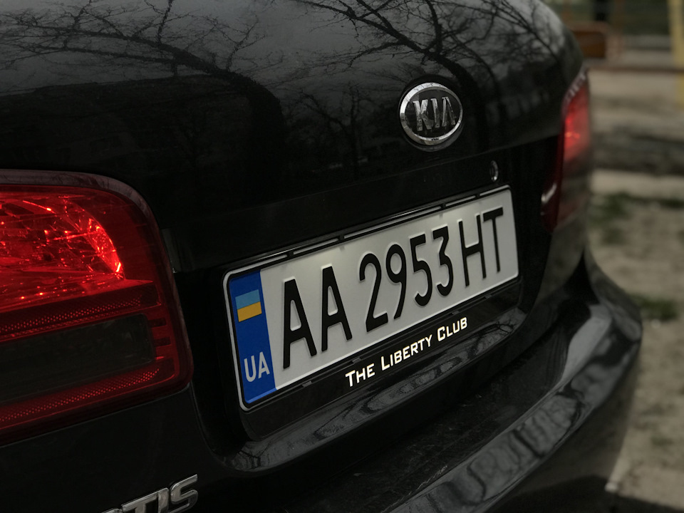 Рамка номерів, що світиться 3