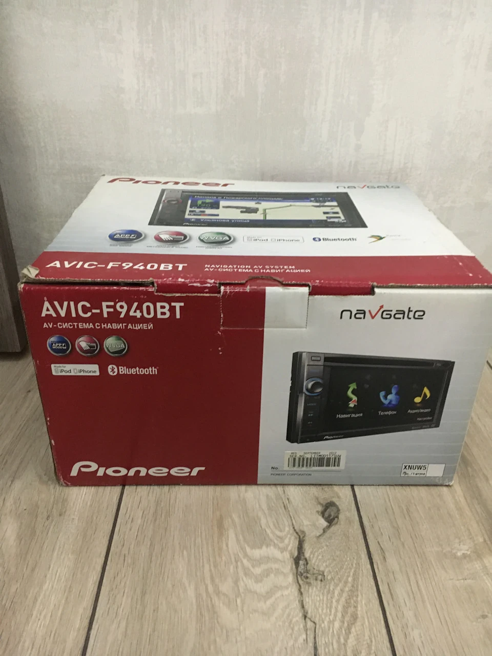 Заміна ГУ (Pioneer Avic-F940BT)