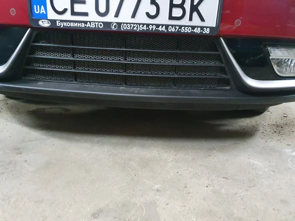 Доробка переднього бампера з установкою металевої сітки