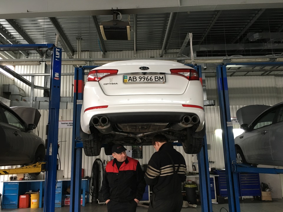 Встановлення роздвоєного вихлопу. 1