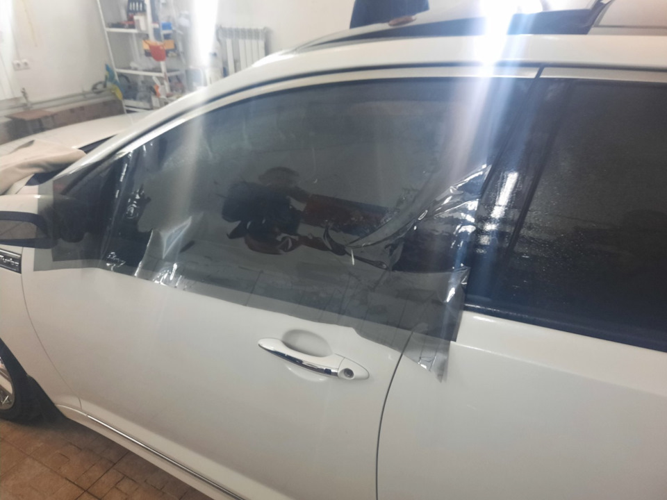 Антисолярій лайт: тонування переднього скла optima sxl. 2