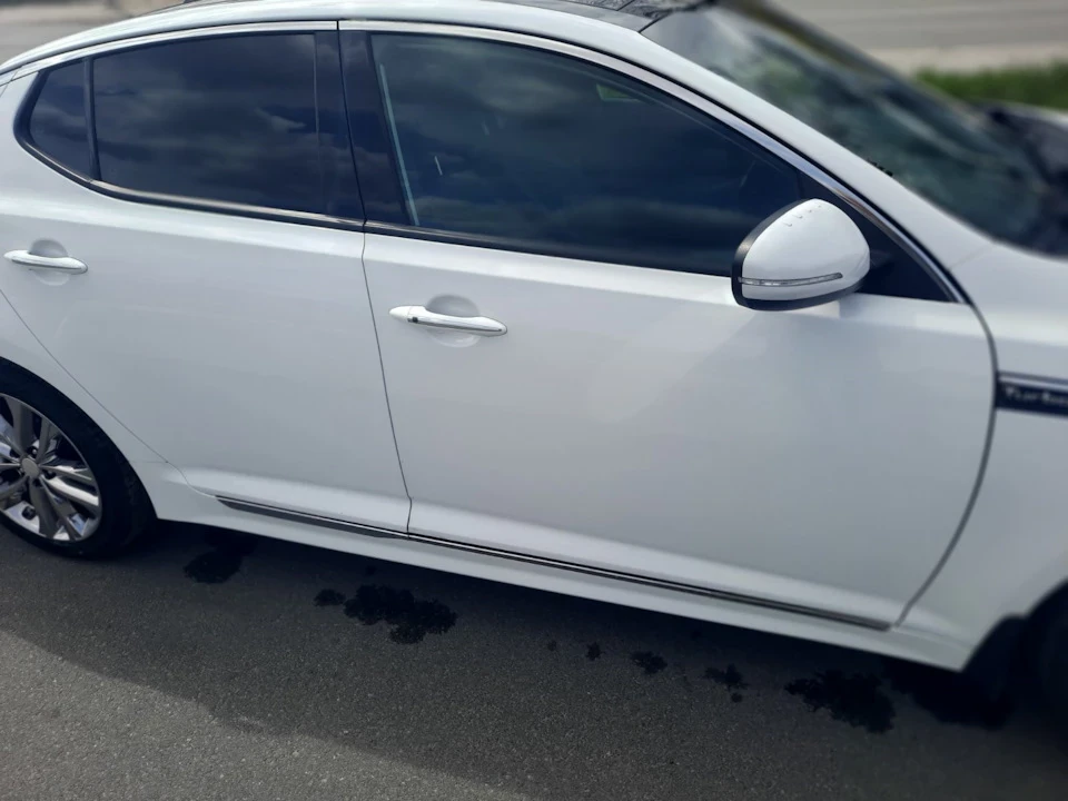 Антисолярій лайт: тонування переднього скла optima sxl.