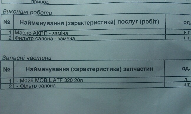 Заміна мастила акпп 1