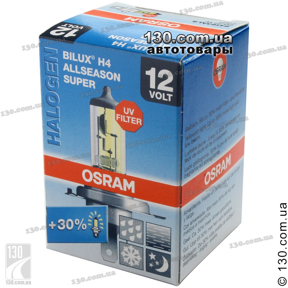 H4 Osram Allseasons Super 55W 2