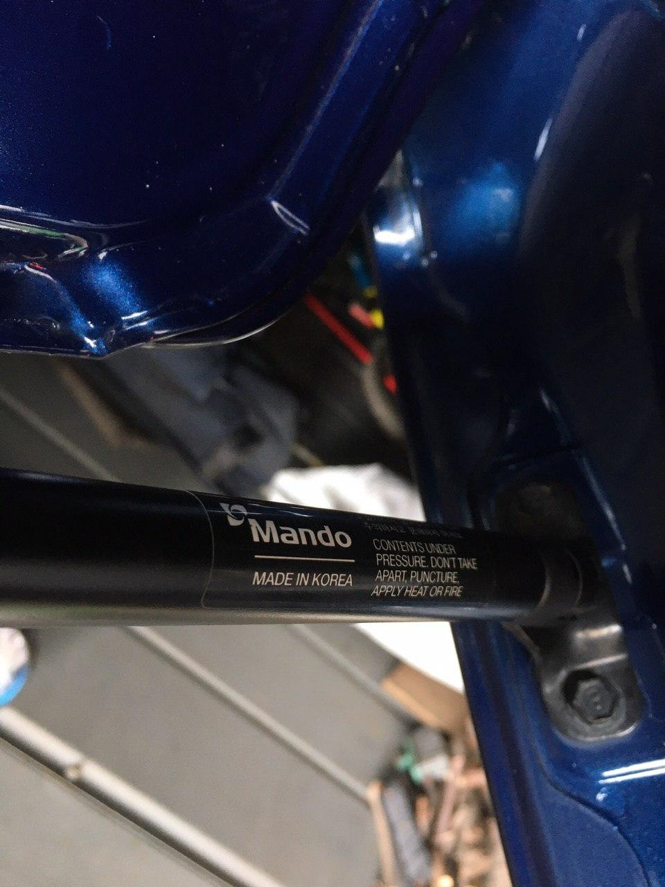 Нові амортизатори для ляди Mando 1