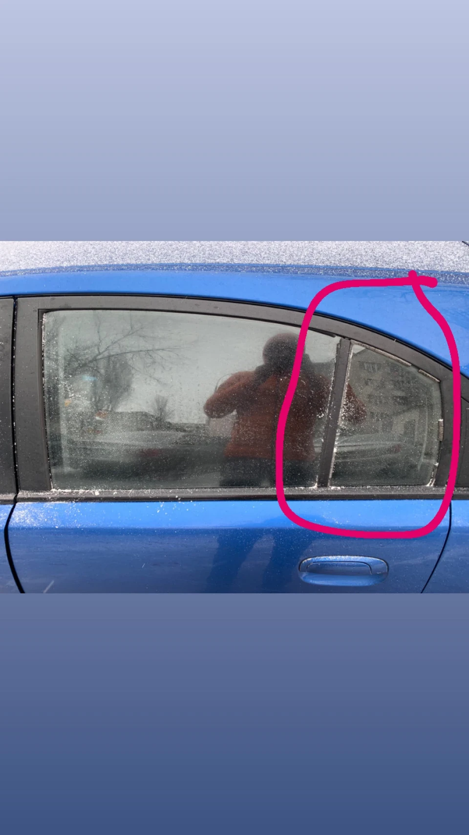 Заміна гумок дверей ущільнювача заднього скла Kia Rio JB 2