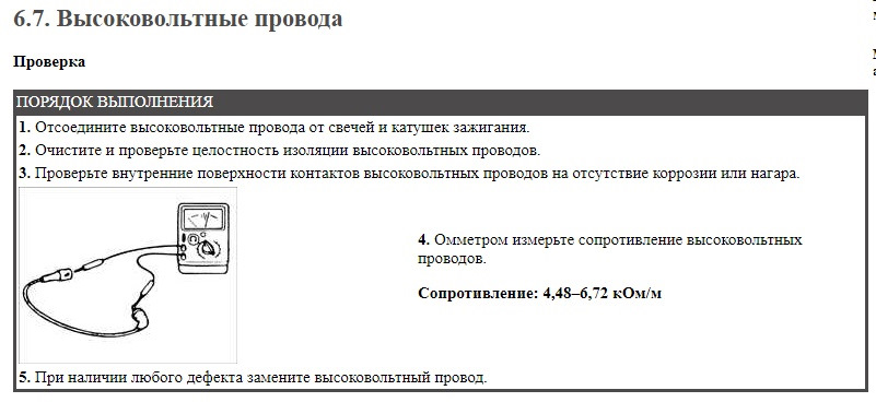 # 0000 Заміна свічок та замір опору ВР 2