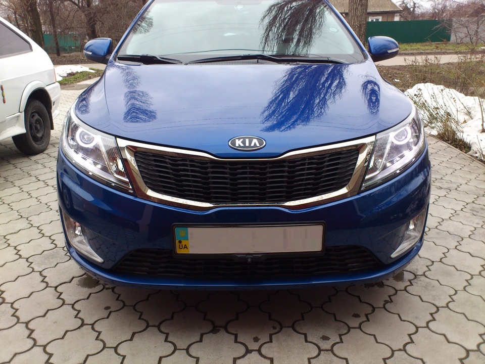 Kia Rio 2012 Sapphire Blue Лінзи та діоди 1