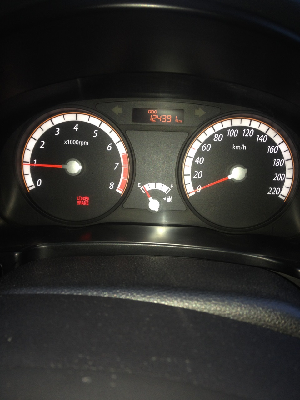 Панель приладів з БК Hyundai Accent на Kia Rio JB 2