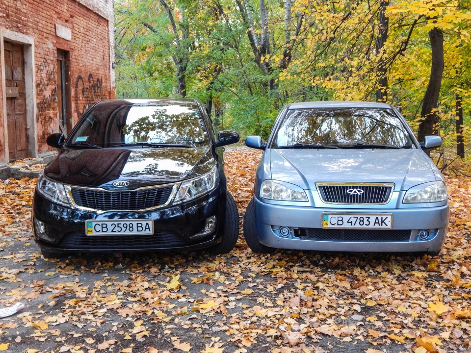 KIA RIO vs Chery Amulet) Можна сказати трохи осінніх фото. 2