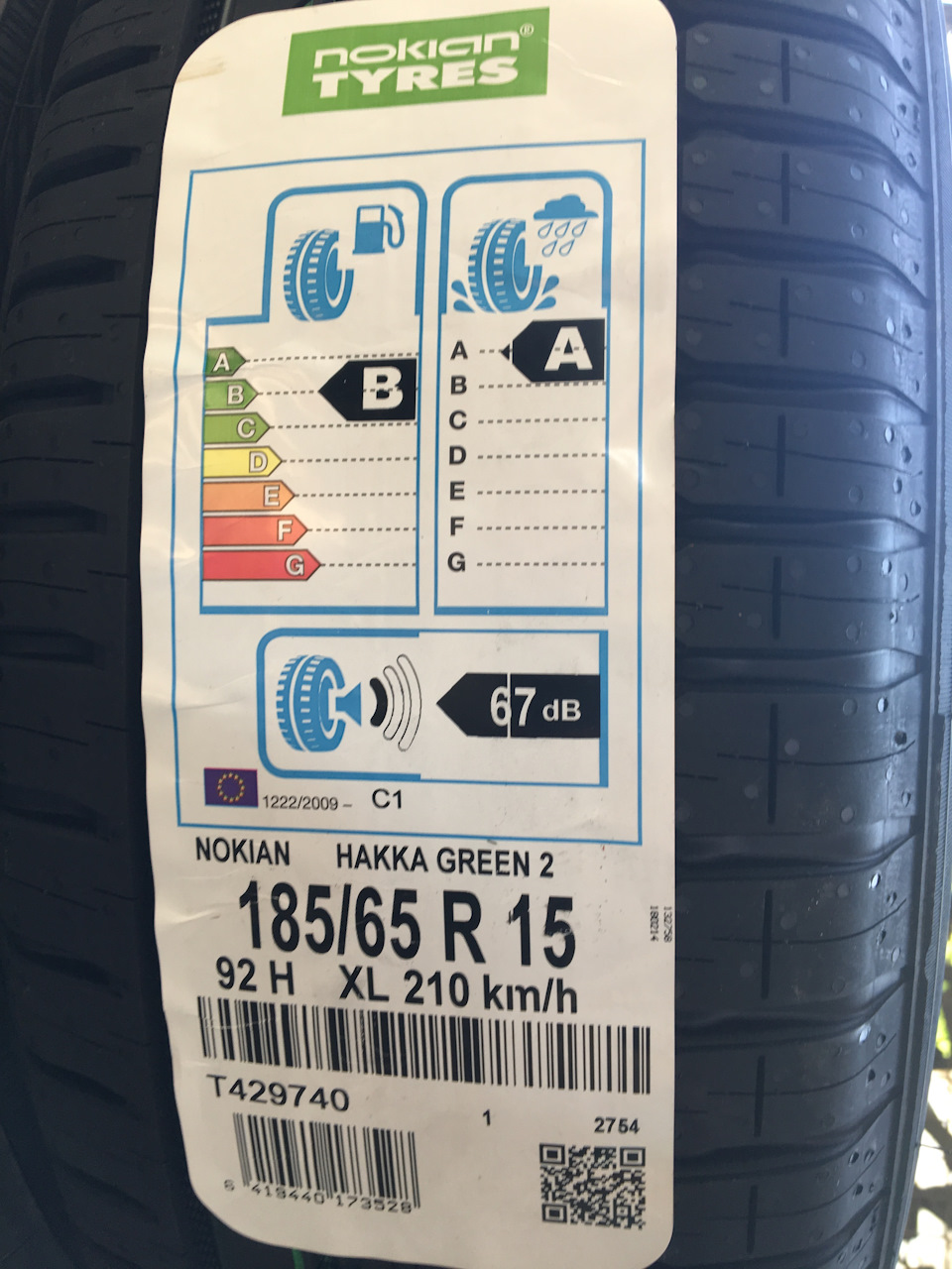 NOKIAN HAKKA GREEN 2 185/65 R15 92H XL 2