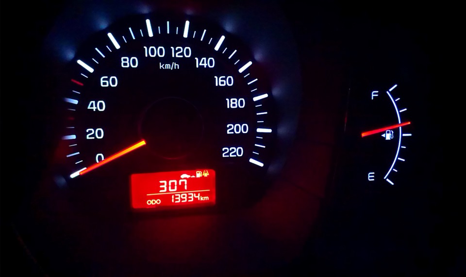 21.KIA RIO III (NEW 2012); Одометр 5