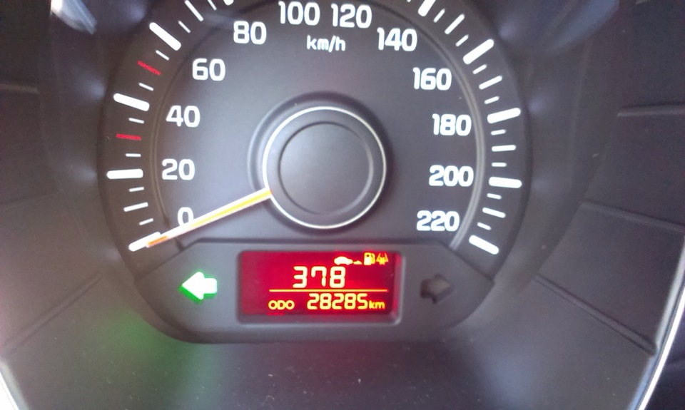 22.KIA RIO III (NEW 2012); Одометр II 1
