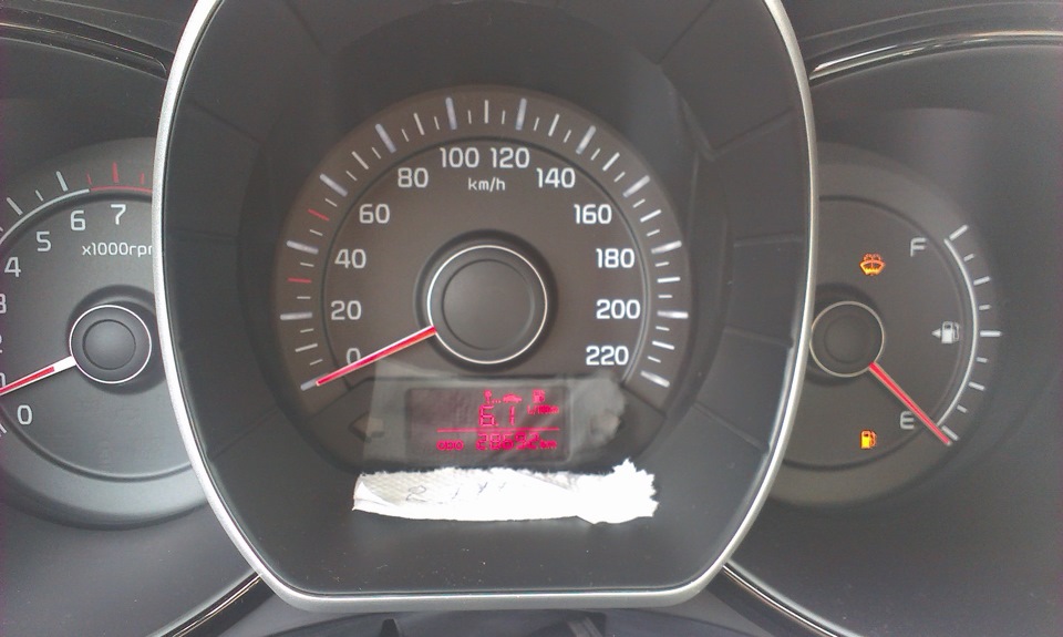 22.KIA RIO III (NEW 2012); Одометр II 3