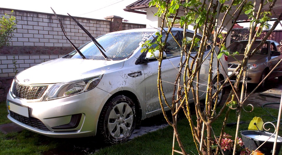 23.KIA RIO III (NEW 2012); Мойка. Моем! Чисто! Чисто! 2