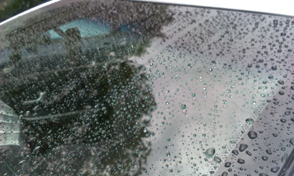 26.KIA RIO III (NEW 2012); Як працює Turtle Wax RAIN REPELLENT - Анітідощ. 4
