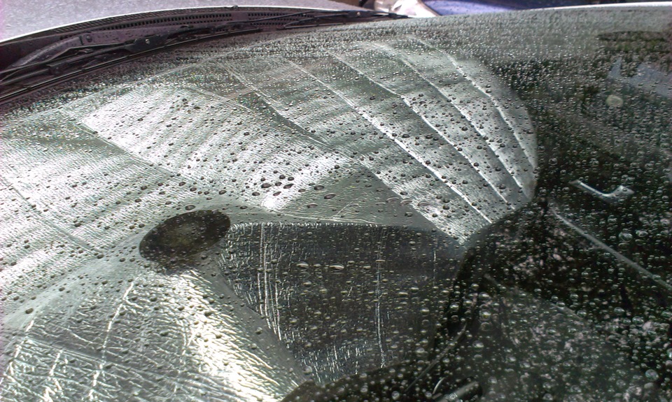 26.KIA RIO III (NEW 2012); Як працює Turtle Wax RAIN REPELLENT - Анітідощ. 5