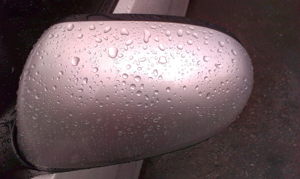 26.KIA RIO III (NEW 2012); Як працює Turtle Wax RAIN REPELLENT - Анітідощ. 3