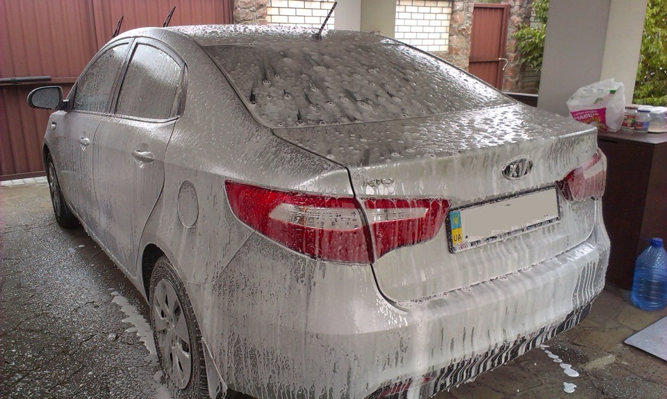 45.KIA RIO III (NEW 2012); Безконтактне миття своїми руками. 4