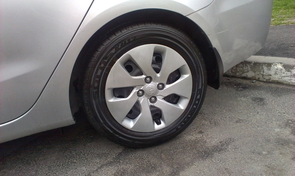 60.KIA RIO III (NEW 2012); Сходження коліс KIA RIO К2 та заміна гуми на літню. 2