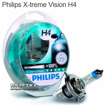 95.KIA RIO III (NEW 2012): Заміна ламп головного світла на Philips H4 X-Treme Vision +100% 1