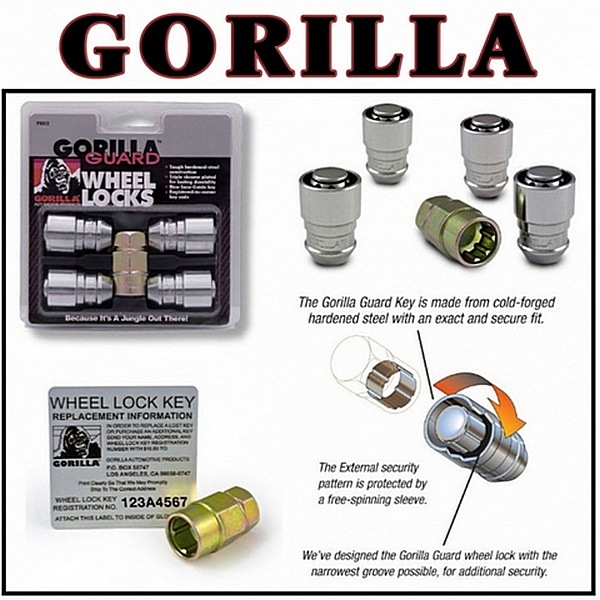 Захист коліс: секретки Gorilla Guard 2