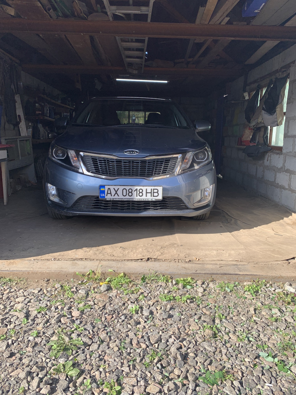 Установка Bi-LED лінз Kia Rio 3G 5