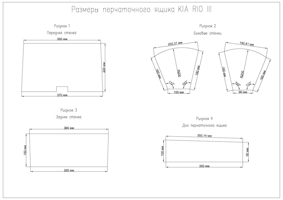 Бардачок у карпет 1