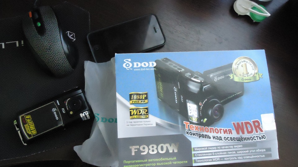 Купив реєстратор DOD F980W 1