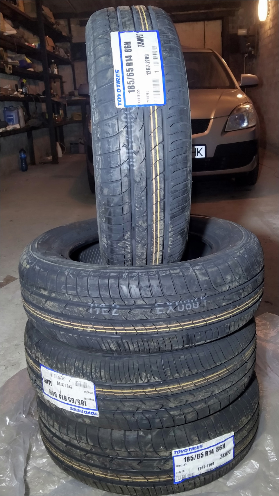 Нові шини на літо TOYO Tranpath MPZ 185/65R14 86H 2