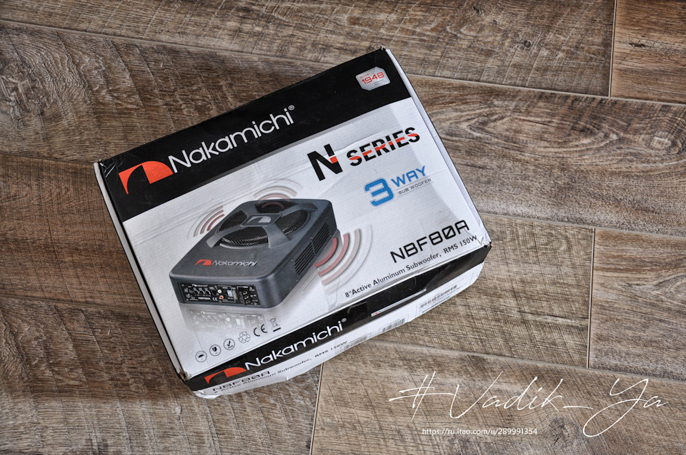 ACTIVE SUBWOOFER Nakamichi NBF80A 2
