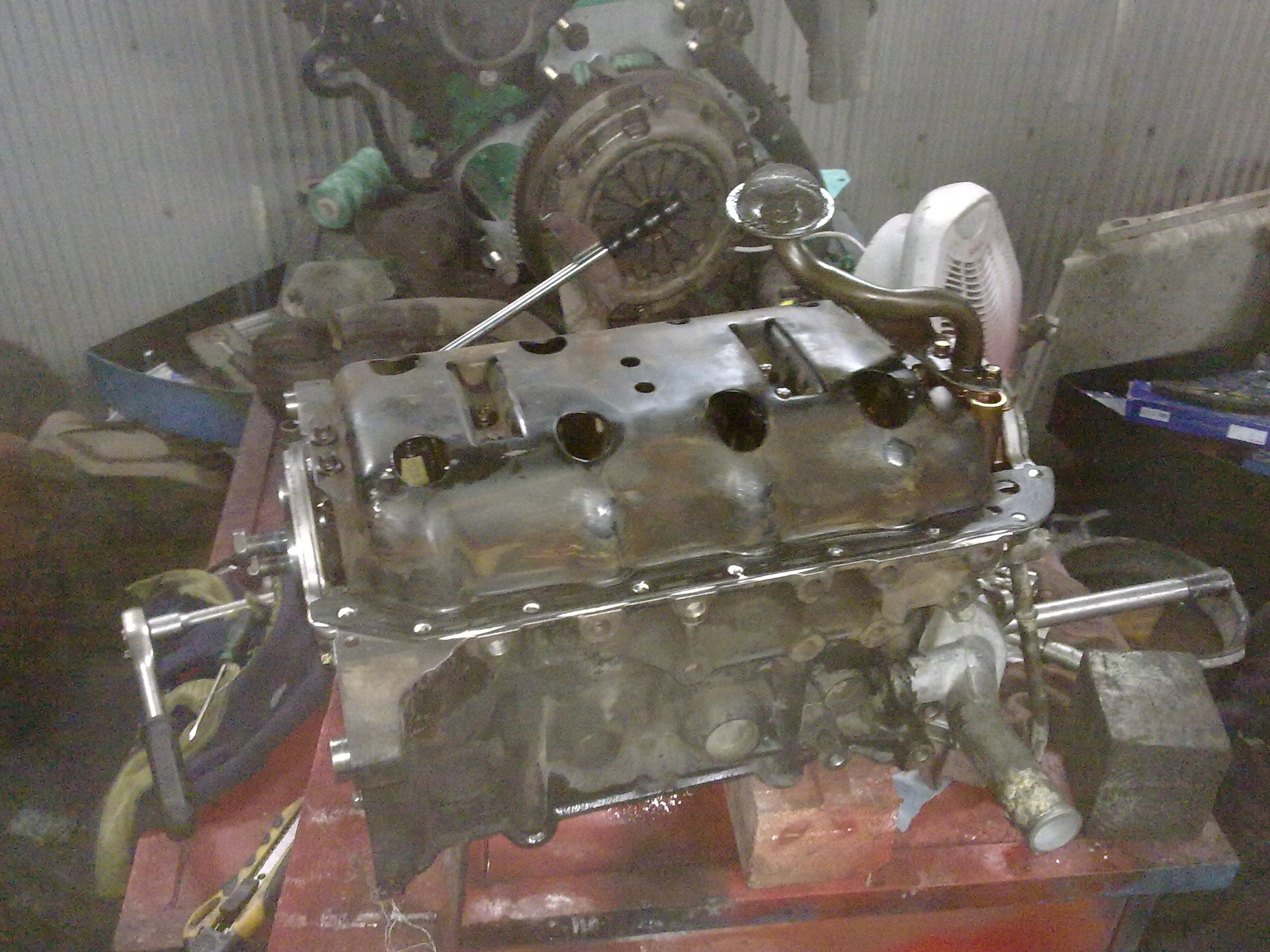 Major repairs of engine are produced 1