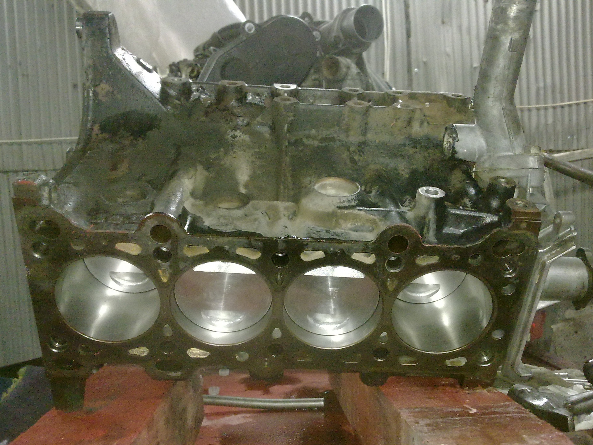 Major repairs of engine are produced 3