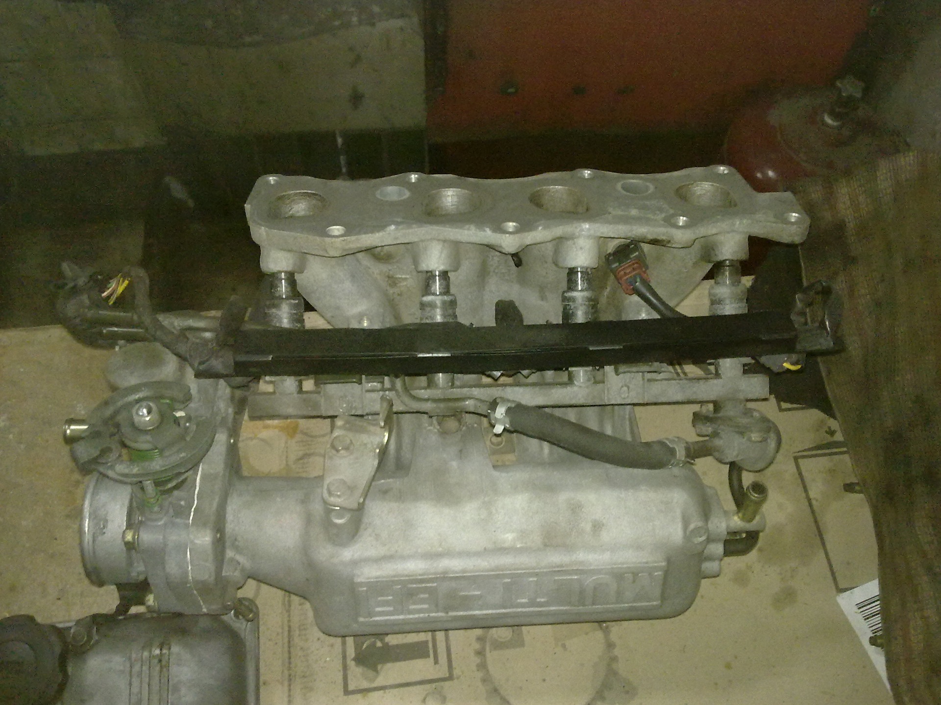 Major repairs of engine are produced 2