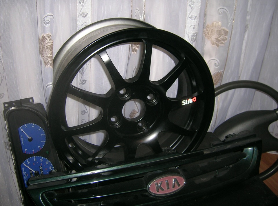 Slik 1711 matt black 6J 14 5