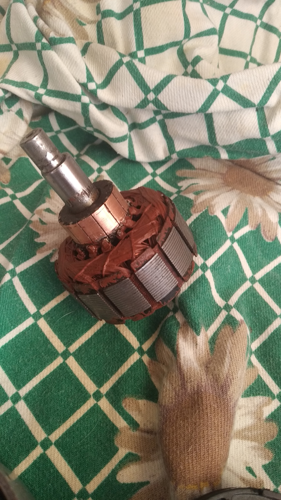 Ремонт двигуна гідроблоку АБС. 2